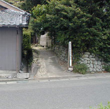 東海道からの入口